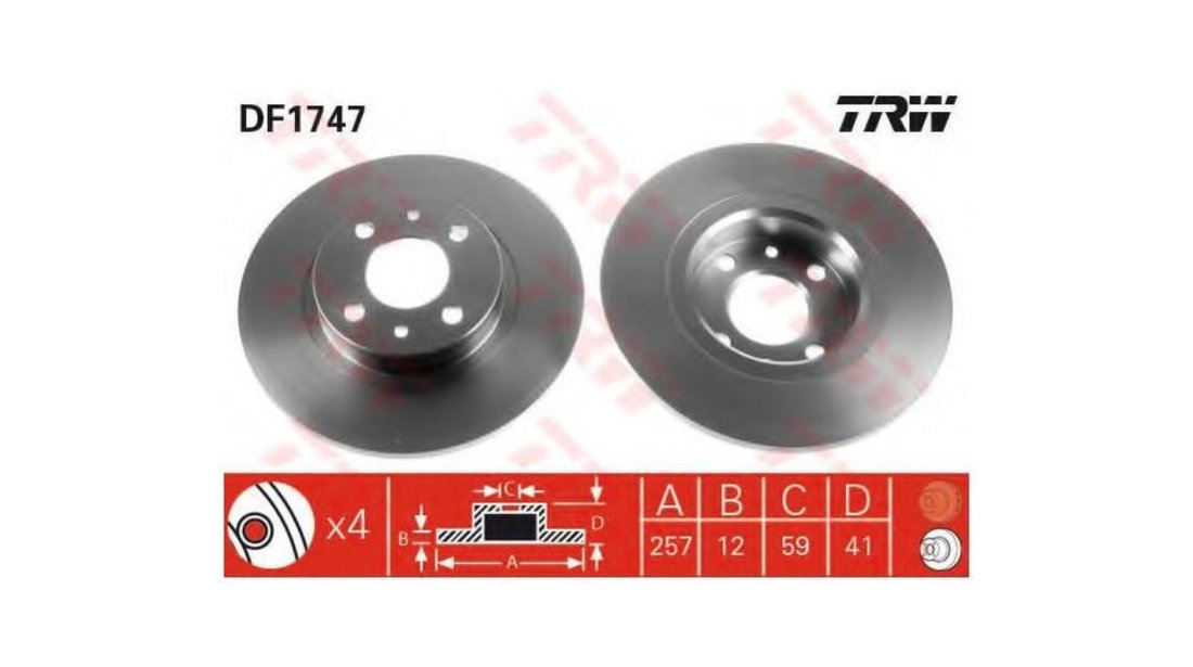 Disc frana Lancia Y10 (156) 1985-1995 #3 0000060802029