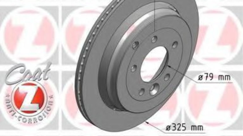 Disc frana LAND ROVER DISCOVERY IV (LA) (2009 - 2016) ZIMMERMANN 450.5209.20 piesa NOUA