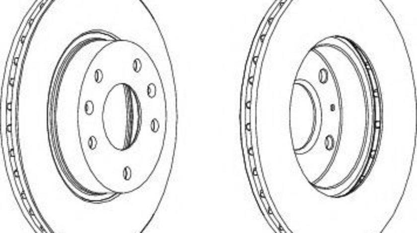 Disc frana LAND ROVER FREELANDER (LN) (1998 - 2006) FERODO DDF1151 piesa NOUA