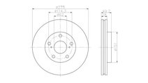 Disc frana Lexus ES (F1, F2) 1989-1997 #2 09562410