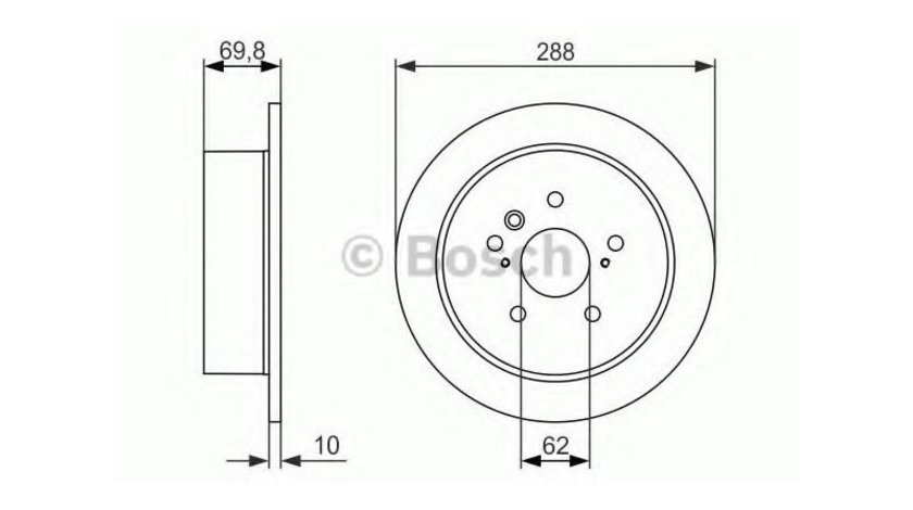 Disc frana Lexus RX (MHU3_, GSU3_, MCU3_) 2003-2008 #2 08A11110