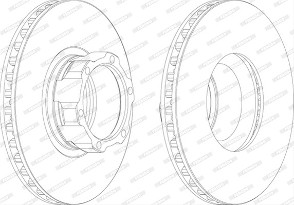 Disc Frana Livrabil 1 Buc Pret/buc Ferodo Triumph FCR119A