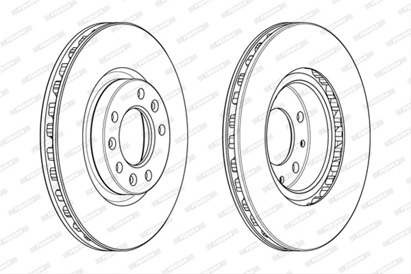 Disc Frana Livrabil Numai Pereche Pret/buc Ferodo Citroën DDF2401C-1