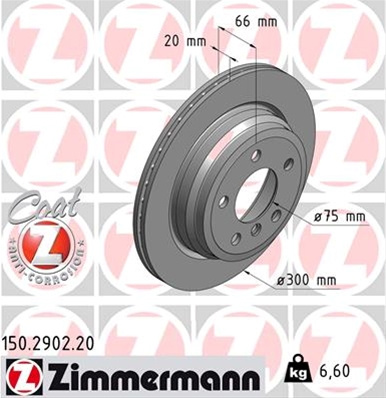 Disc Frana Livrabil Numai Pereche Zimmermann Bmw 150.2902.20