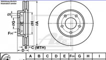 Disc frana Mazda 3 limuzina (BL) 2008- #2 09864791...