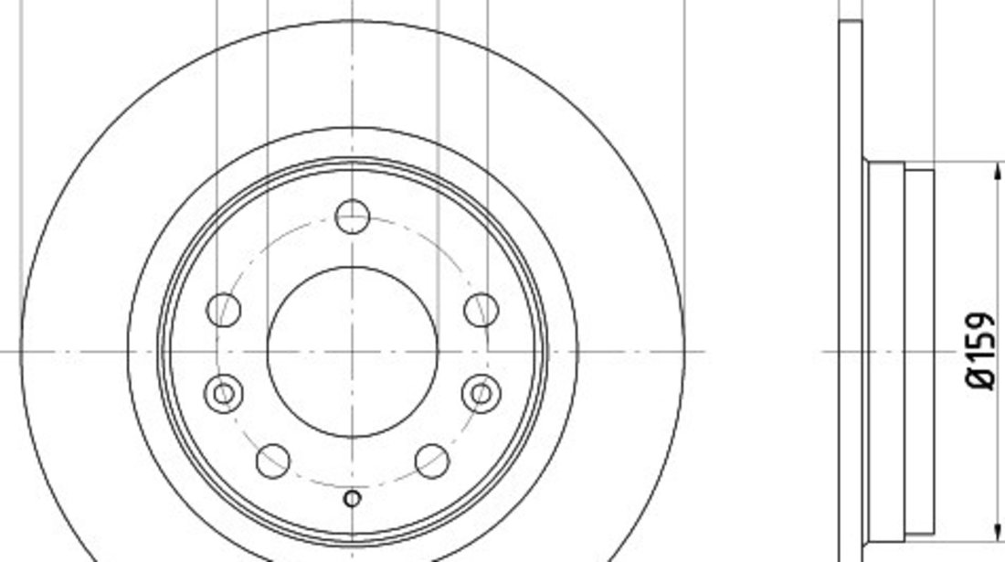 Disc frana MAZDA 6 (GH) (2007 - 2016) KRIEGER 0950004202 piesa NOUA