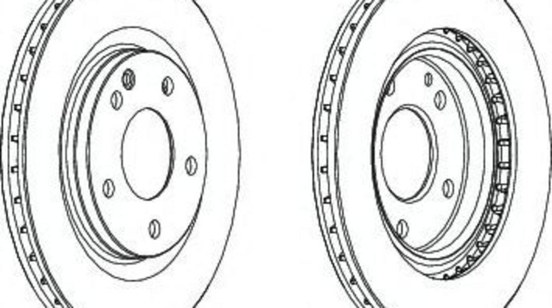 Disc frana MERCEDES A-CLASS (W168) (1997 - 2004) FERODO DDF1173 piesa NOUA