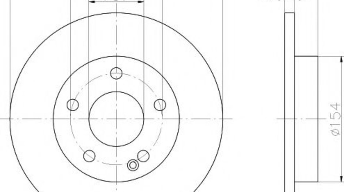 Disc frana MERCEDES A-CLASS (W168) (1997 - 2004) TEXTAR 92091203 piesa NOUA