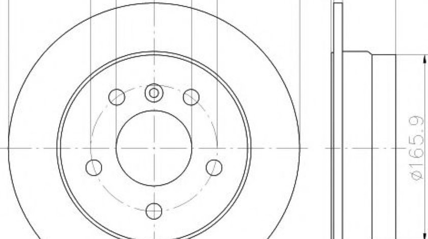 Disc frana MERCEDES A-CLASS (W169) (2004 - 2012) TEXTAR 92132103 piesa NOUA