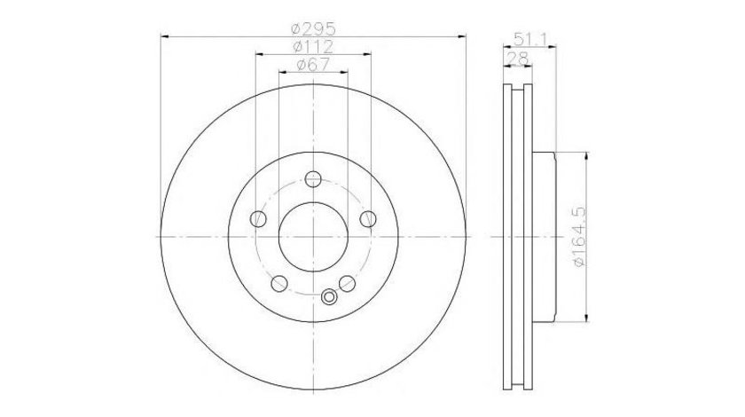 Disc frana Mercedes B-CLASS (W246, W242) 2011-2016 #2 0986479A01