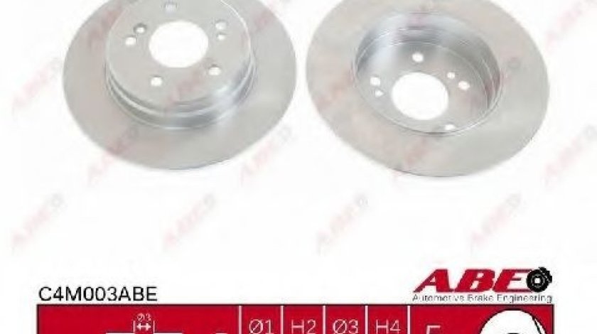 Disc frana MERCEDES C-CLASS Sportscoupe (CL203) (2001 - 2011) ABE C4M003ABE piesa NOUA