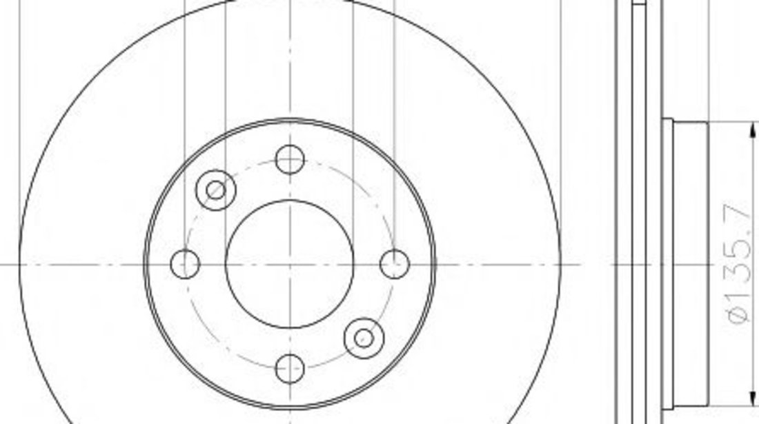 Disc frana MERCEDES CITAN Tila-Auto (415) (2012 - 2016) TEXTAR 92241503 piesa NOUA