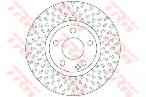 Disc frana MERCEDES CLA Cupe (C117) (2013 - 2016) TRW DF6501 piesa NOUA