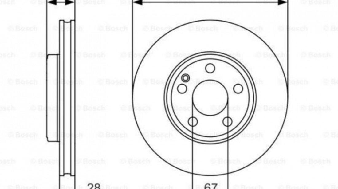 Disc frana Mercedes CLA Shooting Brake (X117) 2015-2016 #2 0986479A01