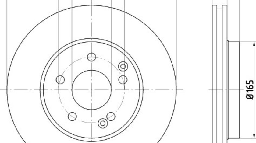 Disc frana MERCEDES CLC-CLASS (CL203) (2008 - 2011) KRIEGER 0950004088 piesa NOUA