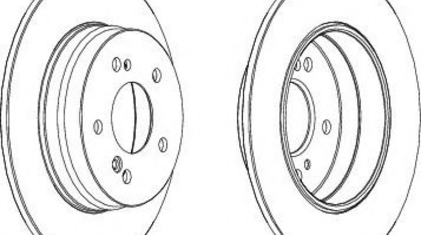 Disc frana MERCEDES CLC-CLASS (CL203) (2008 - 2011) FERODO DDF819 piesa NOUA