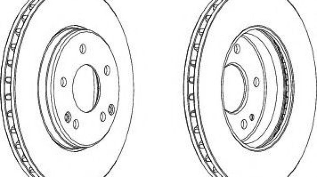 Disc frana MERCEDES CLC-CLASS (CL203) (2008 - 2011) FERODO DDF1135 piesa NOUA