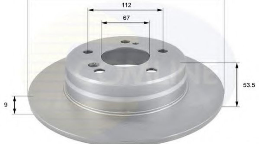 Disc frana MERCEDES CLC-CLASS (CL203) (2008 - 2011) COMLINE ADC1616 piesa NOUA