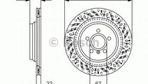 Disc frana MERCEDES GLE (W166) (2015 - 2016) BOSCH...