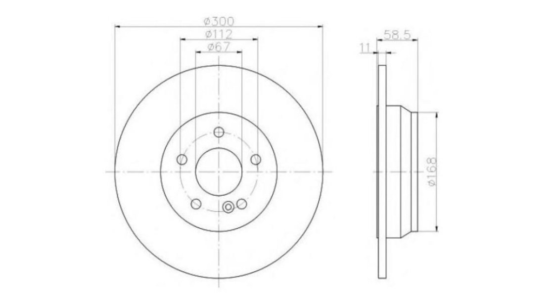 Disc frana Mercedes S-CLASS cupe (C215) 1999-2006 #2 08972910