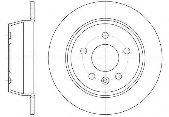 Disc frana MERCEDES VITO bus (638) (1996 - 2003) REMSA 6471.00 piesa NOUA