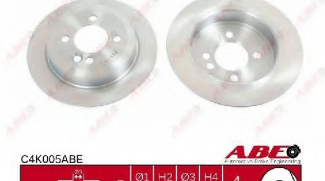 Disc frana MINI MINI Cabriolet (R52) (2004 - 2007) ABE C4K005ABE piesa NOUA