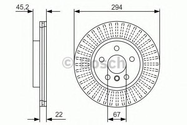 Disc frana MINI MINI CLUBMAN (F54) (2015 - 2016) BOSCH 0 986 479 C91 piesa NOUA