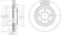 Disc frana MITSUBISHI GRANDIS (NA) (2003 - 2016) D...