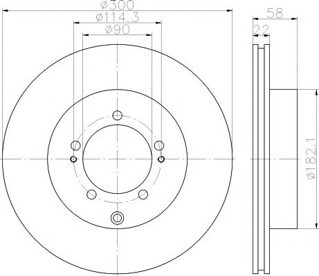 Disc frana MITSUBISHI LANCER VI (CJ-CP) (1995 - 2003) TEXTAR 92170603 piesa NOUA