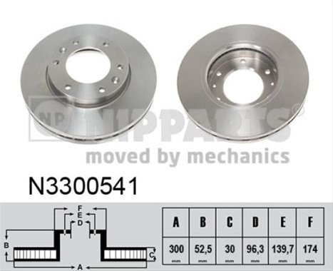 Disc Frana Nipparts Hyundai N3300541