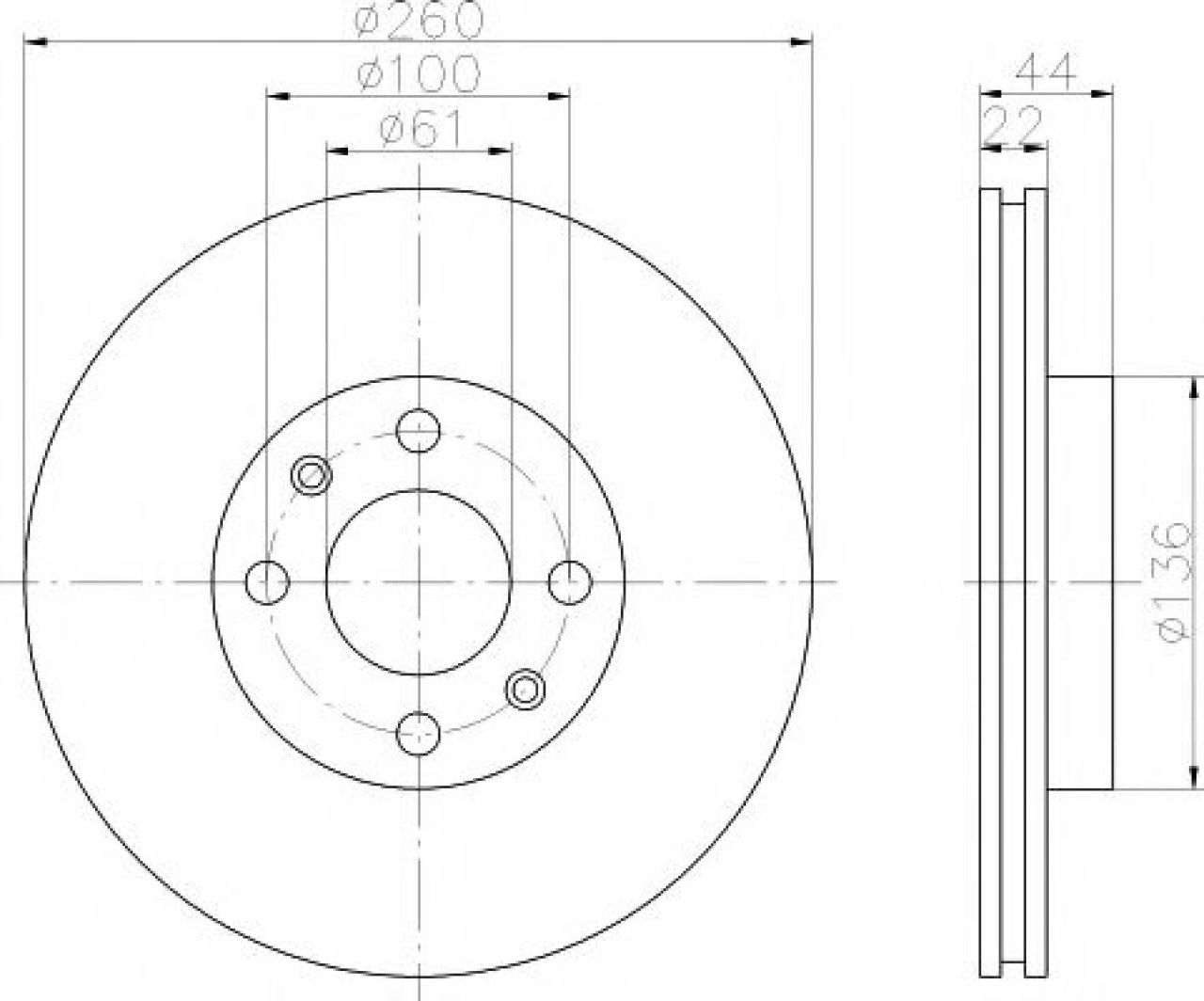 Disc frana NISSAN MICRA III (K12) (2003 - 2010) TEXTAR 92119203 piesa NOUA