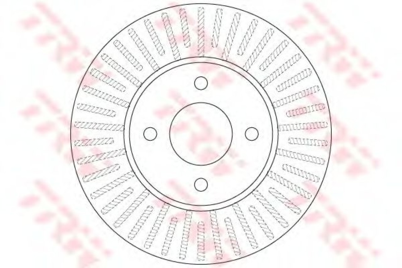 Disc frana NISSAN MICRA IV (K13) (2010 - 2016) TRW DF6430 piesa NOUA