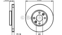 Disc frana NISSAN NOTE (E11) (2006 - 2013) BOSCH 0...