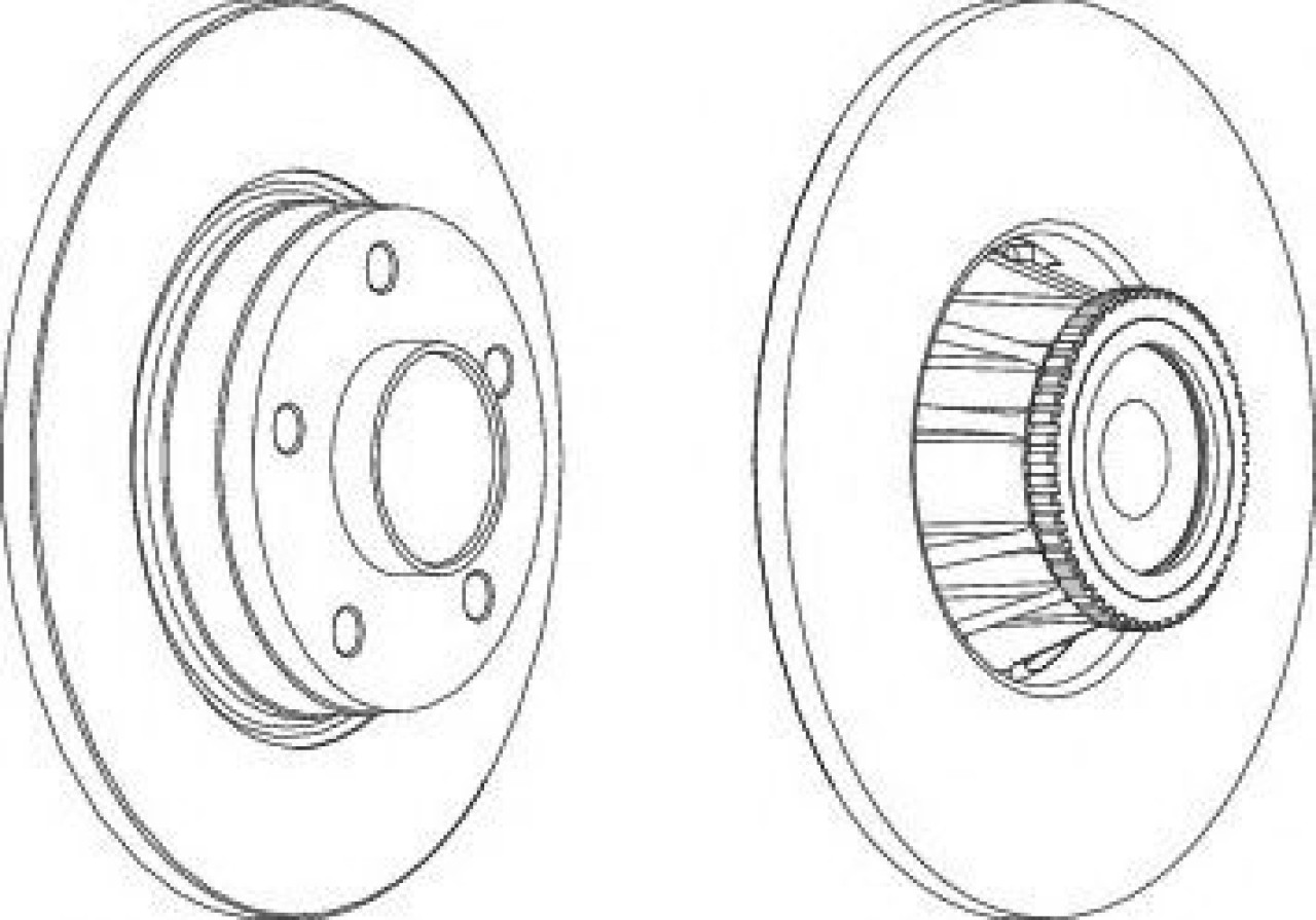 Disc frana NISSAN PRIMASTAR platou / sasiu (2002 - 2006) FERODO DDF1623-1 piesa NOUA