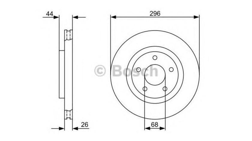 Disc frana Nissan Qashqai (2007->)[J10,NJ10,JJ10E] #3 0986479358