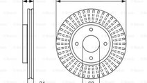 Disc frana Nissan TIIDA hatchback (C11X) 2007-2016...