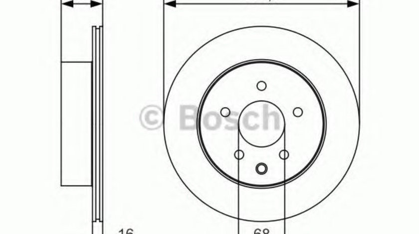 Disc frana NISSAN X-TRAIL (T30) (2001 - 2013) BOSCH 0 986 479 S31 piesa NOUA