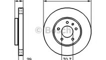 Disc frana OPEL ANTARA (2006 - 2016) BOSCH 0 986 4...