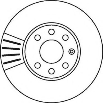 Disc frana OPEL ASTRA G Cabriolet (F67) (2001 - 2005) JURID 562069JC piesa NOUA