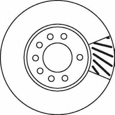 Disc frana OPEL ASTRA G Combi (F35) (1998 - 2009) JURID 562070JC piesa NOUA