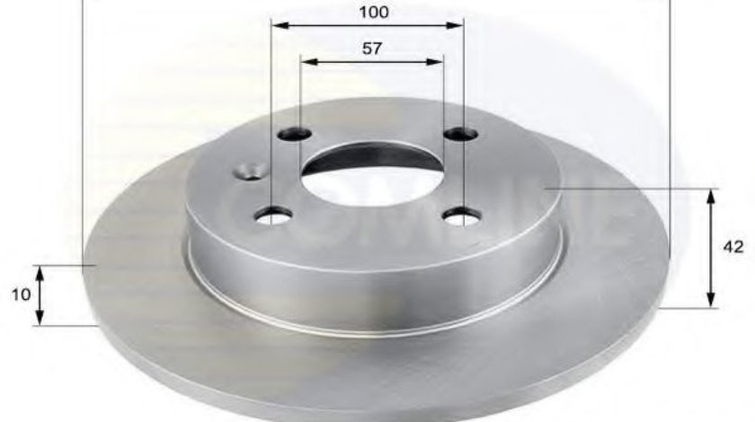 Disc frana OPEL ASTRA G Limuzina (F69) (1998 - 2009) COMLINE ADC1106 piesa NOUA