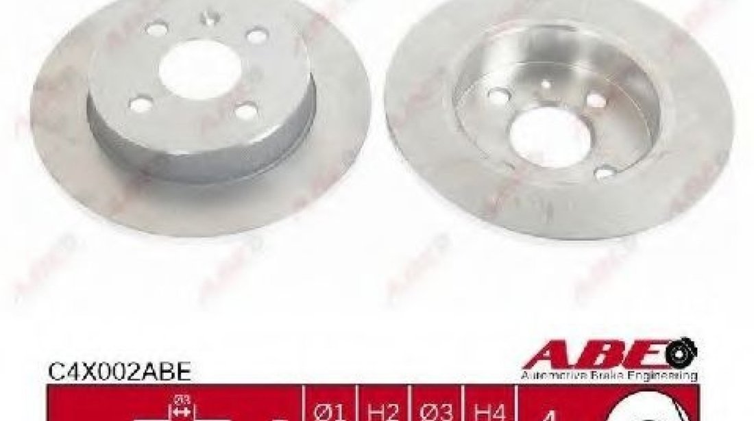 Disc frana OPEL ASTRA G Limuzina (F69) (1998 - 2009) ABE C4X002ABE piesa NOUA