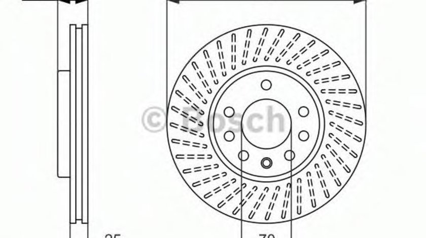 Disc frana OPEL ASTRA H GTC (L08) (2005 - 2016) BOSCH 0 986 479 919 piesa NOUA