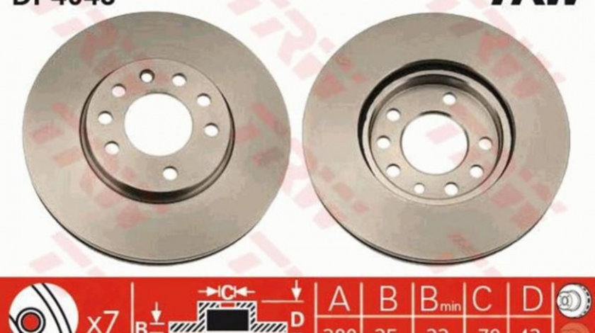 Disc frana Opel ASTRA H Sport Hatch (L08) 2005-2016 #3 09762910