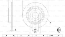 Disc frana Opel ASTRA J 2009-2016 #3 08B35110