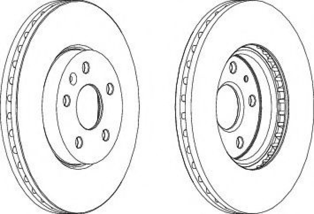 Disc frana OPEL ASTRA J (2009 - 2016) FERODO DDF1722C-1 piesa NOUA