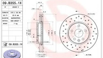 Disc frana OPEL ASTRA J GTC (2011 - 2016) BREMBO 0...