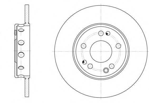 Disc frana OPEL CORSA B (73, 78, 79) (1993 - 2002) REMSA 6059.00 piesa NOUA