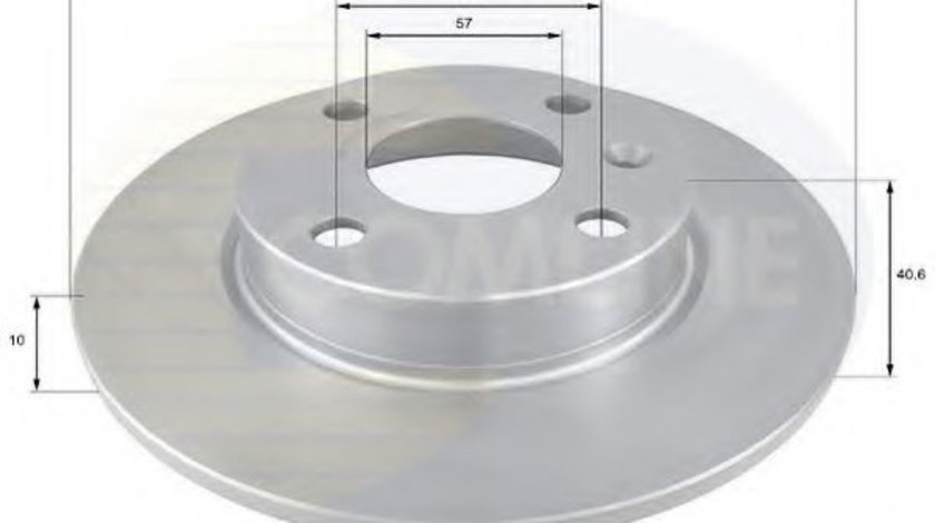 Disc frana OPEL CORSA C (F08, F68) (2000 - 2009) COMLINE ADC1134 piesa NOUA