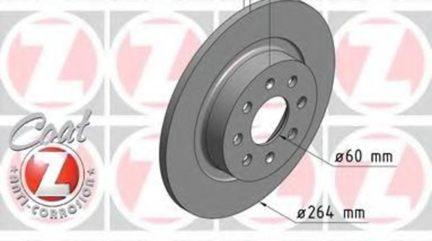 Disc frana OPEL CORSA E (2014 - 2016) ZIMMERMANN 230.2371.20 piesa NOUA